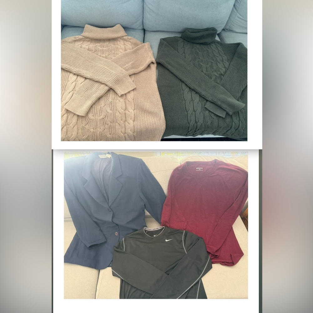 5- Piece Bundle Jacket/Sweaters/Long Sleeves